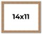 11x14 Deco Picture Frame with UV-Resistant Acrylic & Acid Free Backing, Available in 3 Finishes - Black, Brown, and Silver